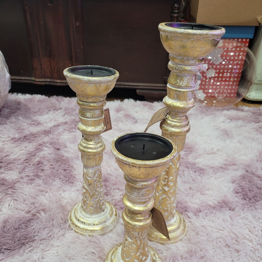 Candle Pillar Holder set